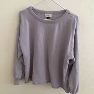 Purple sweatshirt